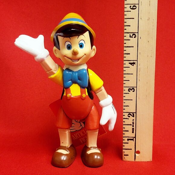 Vintage Disney Articulated Pinocchio Figure Tag - Picture 8 of 14
